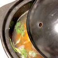 bellーりん's cooksnap of when they made 低糖質＆低脂質！鶏むねで！せり鍋.