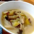 こぼく's cooksnap of when they made さつまいも＆しめじの和風ミルクスープ♬.