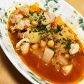 ねばねば星人's cooksnap of when they made 圧力鍋で鶏肉とひよこ豆のトマト煮込み.