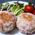 おらんでう～たん's cooksnap of when they made お弁当に♬ かにかまバーグ.