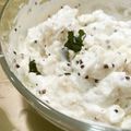 FaithAloha's cooksnap of when they made カレーやピラフに添えて：揚げ玉のライタ.