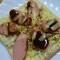☆ドキンちゃん☆”'s cooksnap of when they made せん切りキャベツと魚ニソのカレートースト.