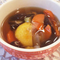 tikariri's cooksnap of when they made さつま芋・きのこの簡単コンソメスープ♡.