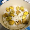 りなゆ母さん's cooksnap of when they made ルクルーゼで炊く栗ご飯.