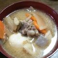 ★ほのどんママ★'s cooksnap of when they made 根菜たっぷり豚汁.