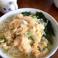 ちぇんばあ's cooksnap of when they made やさしい味♪ふんわりかきたまにゅうめん.