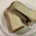 papikun's cooksnap of when they made 懐かしい味 コロッケサンド☆.
