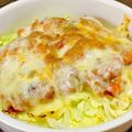 my_pace's cooksnap of when they made 千切りキャベツのミートソースグラタン.