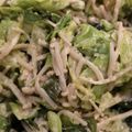 やすらー's cooksnap of when they made キャベツ✿えのき✿わかめの胡麻マヨ和え♡.