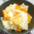 まゆみきママ's cooksnap of when they made 蕪と柿の塩麹マリネサラダ[塩麹].