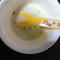 小麦粉【100g】's cooksnap of when they made 離乳食中期 便秘解消キウイヨーグルト.