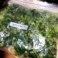 ゆっきーくっくくっく's cooksnap of when they made 傷む前に救済！大根の葉＊蕪の葉☆冷凍保存.