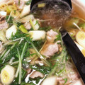 サンタJr's cooksnap of when they made シャキシャキ水菜とぷるぷる豚のしょうが鍋.