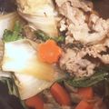みゃみゃごと's cooksnap of when they made 白菜どっさりすき焼き風なべ.