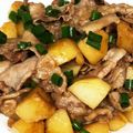 やえまりも's cooksnap of when they made 豚肉とじゃが芋の甘辛炒め煮.