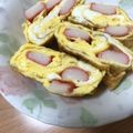 黄金の輝き亭's cooksnap of when they made カニカマ入り卵焼き.