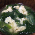 amileamila's cooksnap of when they made 簡単♡ほうれん草とふわふわ卵のお吸い物.