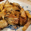 ダッフィーニーうに's cooksnap of when they made 旬！牡蠣とエリンギのガーリックソテー☆.