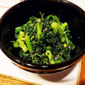 ダッフィーニーうに's cooksnap of when they made ほうれん草と春菊のからし和え.