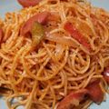 Dahyana's cooksnap of when they made ケチャップとバターが主役の濃厚ナポリタン.