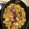 KAORU4649's cooksnap of when they made 海老とごろっとニンニクのアヒージョ.