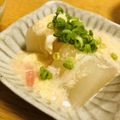 tsunamon's cooksnap of when they made 大根のふわトロ〜かにたまあんかけ♪.