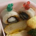サトコン105☆'s cooksnap of when they made お弁当に簡単〰ちくわ＆カニカマクルクル❤.