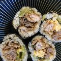 黒めんぼう's cooksnap of when they made ☆スタミナ太巻き☆.
