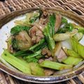 料理男子部🍻's cooksnap of when they made ラム肉とセロリのオイスター炒め.