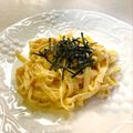 blue･moon's cooksnap of when they made 生クリーム使わない明太子クリームパスタ.