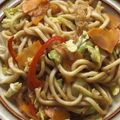 ぱっくんぷっくん's cooksnap of when they made にんにく好きにはたまらない❤焼きうどん.
