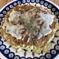 2880naaao's cooksnap of when they made とろ～りダブルチーズお好み焼き.