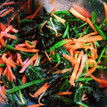 モーラン★'s cooksnap of when they made 簡単♪ほうれん草と人参のゴマ和え.