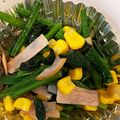 まにもごよ's cooksnap of when they made 居酒屋＠ほうれん草とコーンのバターソテー.