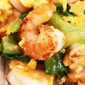 れおんトーマス's cooksnap of when they made エビ・卵・レタスの中華炒め♪.
