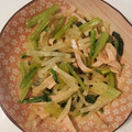 クックT2ODK4☆'s cooksnap of when they made 大根と小松菜とカニカマの酢物.