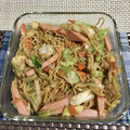 ◆どらしま◆'s cooksnap of when they made 魚肉ソーセージの焼きそば.