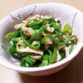 ♡こもれび♡'s cooksnap of when they made ピーマン油揚げのわさび醤油炒め♪簡単.
