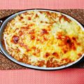 NAOばあさん's cooksnap of when they made 酒粕トーフのホワイトソースde葱グラタン.