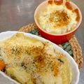 クックIC5FR9☆'s cooksnap of when they made かぼちゃのごま風味ミートグラタン.