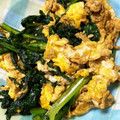 はるひやま's cooksnap of when they made 簡単！春菊とふわふわ卵のニラ玉風炒め.