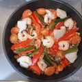 しりゅまむ's cooksnap of when they made フライパン de 簡単！パエリヤ風.