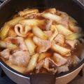 ♡yummy♡'s cooksnap of when they made 豚肉・油揚げ・長ネギで肉汁うどん.
