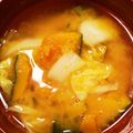ellie21's cooksnap of when they made 南瓜・白菜の味噌汁♪.