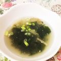 ハント☆'s cooksnap of when they made ダイエット☆レンジで簡単わかめ生姜スープ.