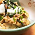 ぽんしゅラブ子's cooksnap of when they made 温泉卵のせ焼肉丼.
