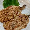 れいちぇる＊'s cooksnap of when they made 鰯の梅生姜味噌ゴマ焼き.