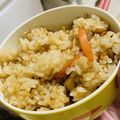 はるはるひちゃん's cooksnap of when they made 人参たっぷり濃い味の「炊き込みご飯」.