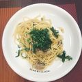 つぶらなシジミ's cooksnap of when they made 豚バラのバター醤油パスタ～大葉乗せ～.