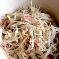 ●紅一点ママ's cooksnap of when they made レンジでもやしカニカマごまマヨ和え　弁当.